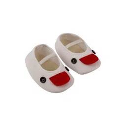COCO CANDY Girls White Duck Booties-picture-13