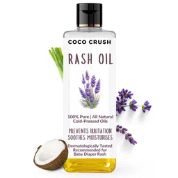 Coco Crush Rash Oil for Babies - Diaper & Nappy Rash Relief, Organic, Prevents Irritation - 200ml-picture-21
