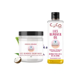 Coco Crush Set Of 2 Lice Removal Hair Cream 50 g With Lice Oil 100 ml-picture-32