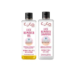 Coco Crush Set Of 2 Lice Remover Pure & Natural Oil & Shampoo - 100 ml Each-picture-29