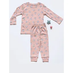 cocoon care Kids Conversational Printed Pure Cotton Night suits-picture-25