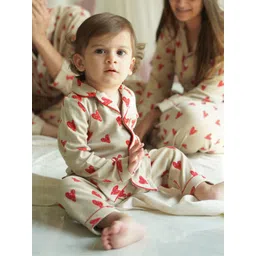cocoon care Kids Knitted Bamboo Night Suit for Babies-picture-14