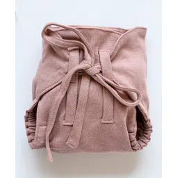 Cocoon Care Unisex bamboo knitted fabric Pink cloth nappy with extra padding for Baby 0 to 6 Months-picture-12