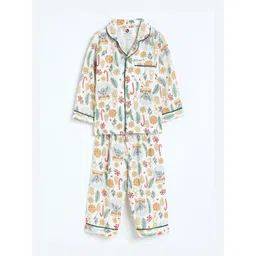cocoon care Unisex Kids Printed Night suit-picture-27