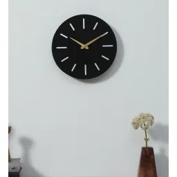 cocovey Black Metal Charming Modern Wall Clock-picture-35