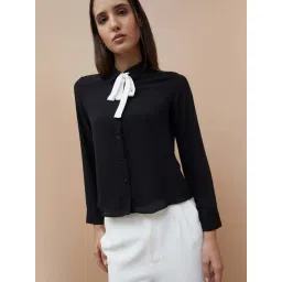 Code By Lifestyle Black Regular Fit Shirt-picture-11