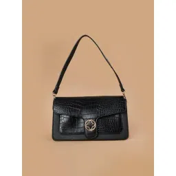 Code by Lifestyle Black Sling Handbag-picture-10