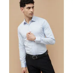 Code By Lifestyle Blue Slim Fit Shirt-picture-16