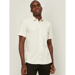 code by lifestyle Code Casual Beige Cotton Regular Fit Shirt-picture-25