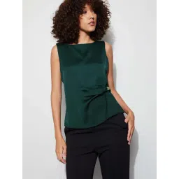 Code By Lifestyle Dark Green Regular Fit Top-picture-17