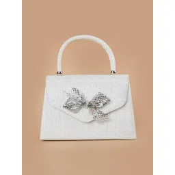 Code by Lifestyle Embellished Silver Clutch-picture-17