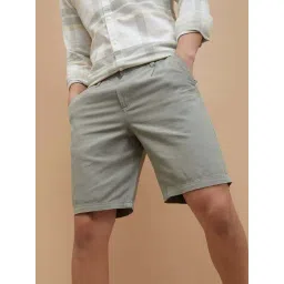 Code By Lifestyle Green Regular Fit Shorts-picture-28