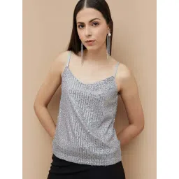 Code by Lifestyle Grey Embellished Top-picture-26