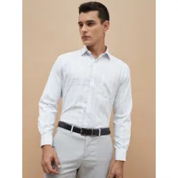 Code By Lifestyle Grey Regular Fit Checked Shirt-picture-27