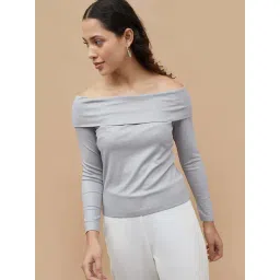 Code by Lifestyle Grey Regular Fit Top-picture-19