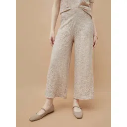 Code By Lifestyle Light Beige Regular Fit Trousers-picture-16