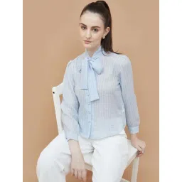 Code By Lifestyle Light Blue Regular Fit Shirt-picture-43