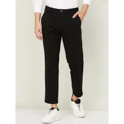 CODE by Lifestyle Men Black Slim Fit Trousers-picture-14
