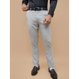 CODE by Lifestyle Men Printed Tapered Fit Trousers-picture-34