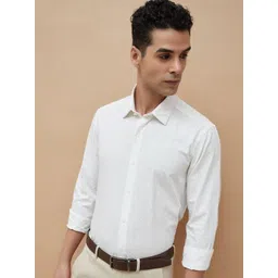 CODE by Lifestyle Men Slim Fit Spread Collar Abstract Printed Cotton Formal Shirt-picture-34