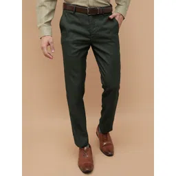 CODE by Lifestyle Men Tapered Fit Easy Wash Formal Trousers-picture-37