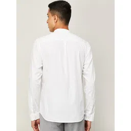 CODE by Lifestyle Men White Cotton Casual Shirt image 4
