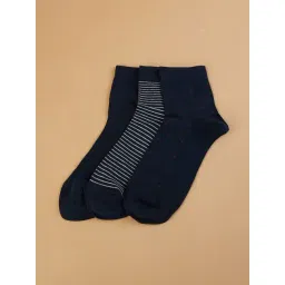 Code by Lifestyle Navy Striped Socks-picture-32