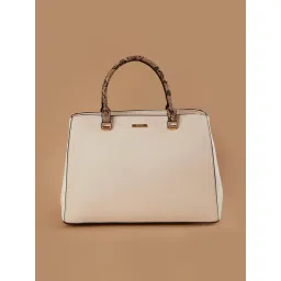 Code by Lifestyle Nude Logo Satchel Handbag-picture-43