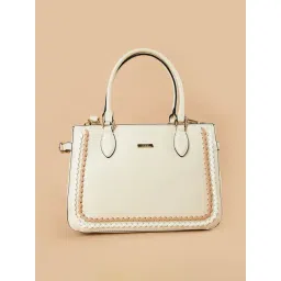 Code by Lifestyle Off White Medium Handbag-picture-36