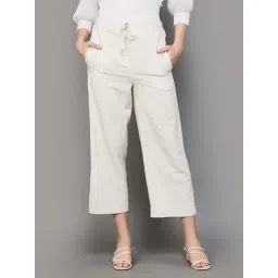 Code by Lifestyle Off-White Mid Rise Cropped Pants-picture-37