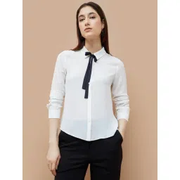 Code By Lifestyle Off White Regular Fit Shirt-picture-20