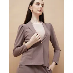 CODE by Lifestyle Tailored Shawl Collar Jacket with Embroidered-picture-20