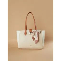Code by Lifestyle Taupe Solid Shoulder Handbag-picture-47