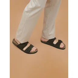 CODE by Lifestyle Velcro Leather Comfort Sandals-picture-36