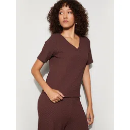 CODE by Lifestyle Women V-Neck T-shirt-image-17