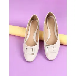 Code by Lifestyle Women's Cream Flat Ballets-picture-27