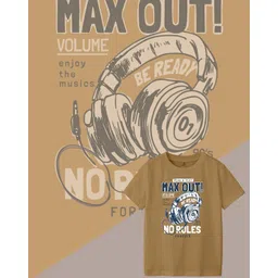 codez Boy Typographic Print Regular Fit Round-Neck T-Shirt image 3