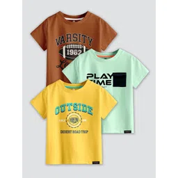 CODEZ Boys 3 Printed Applique T-shirt-picture-31