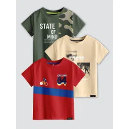 CODEZ Boys 3 Printed Applique T-shirt-picture-38