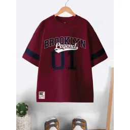 Codez Boys Burgandy Printed T-Shirt-picture-36