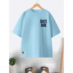 Codez Boys Sky Blue Printed T-Shirt-picture-28