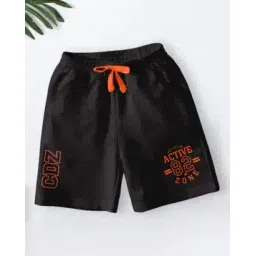 codez Boys Typographic Print Regular Fit Shorts-picture-11