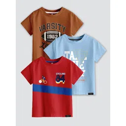 CODEZ Boys Typography 3 Printed Applique T-shirt-picture-37