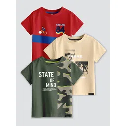 CODEZ Boys Typography 3 Printed Applique T-shirt-picture-26