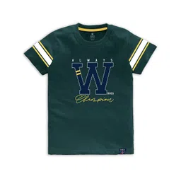 CODEZ Boys Typography Printed Cotton T-shirt-picture-35