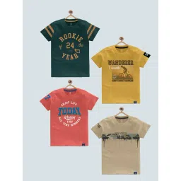Codez Kids Multicolor Printed T-Shirt (Pack Of 4)-picture-17