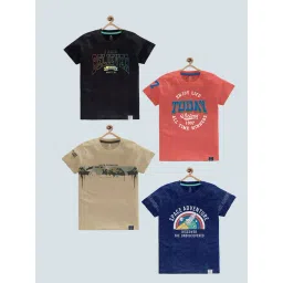Codez Kids Multicolor Printed T-Shirt (Pack Of 4)-picture-10