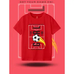 Codez Kids Red Printed T-Shirt-picture-37