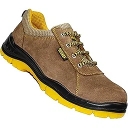 coffer safety Coffer 82-353 Sporty Safety Shoe, Leather Upper, Heat, Oil & Acid Resistant, ISI Marked For IS:15298, Dual Density PU Sole. Size 09 INDIA/UK-picture-21