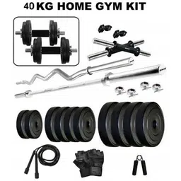 cognant FITNESS SET + 3ft(Straight + Bend) BARBELL + FITNESS ACCESSORIES- BEST EXERCISE Fitness Accessory Kit Kit-picture-23